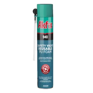 Akfix 940 Safety Valve Reusable PU Foam 900g