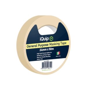 iQuip General Purpose Masking Tape White