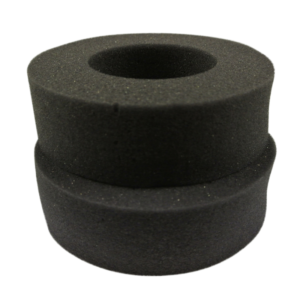 Charcoal Foam Donuts